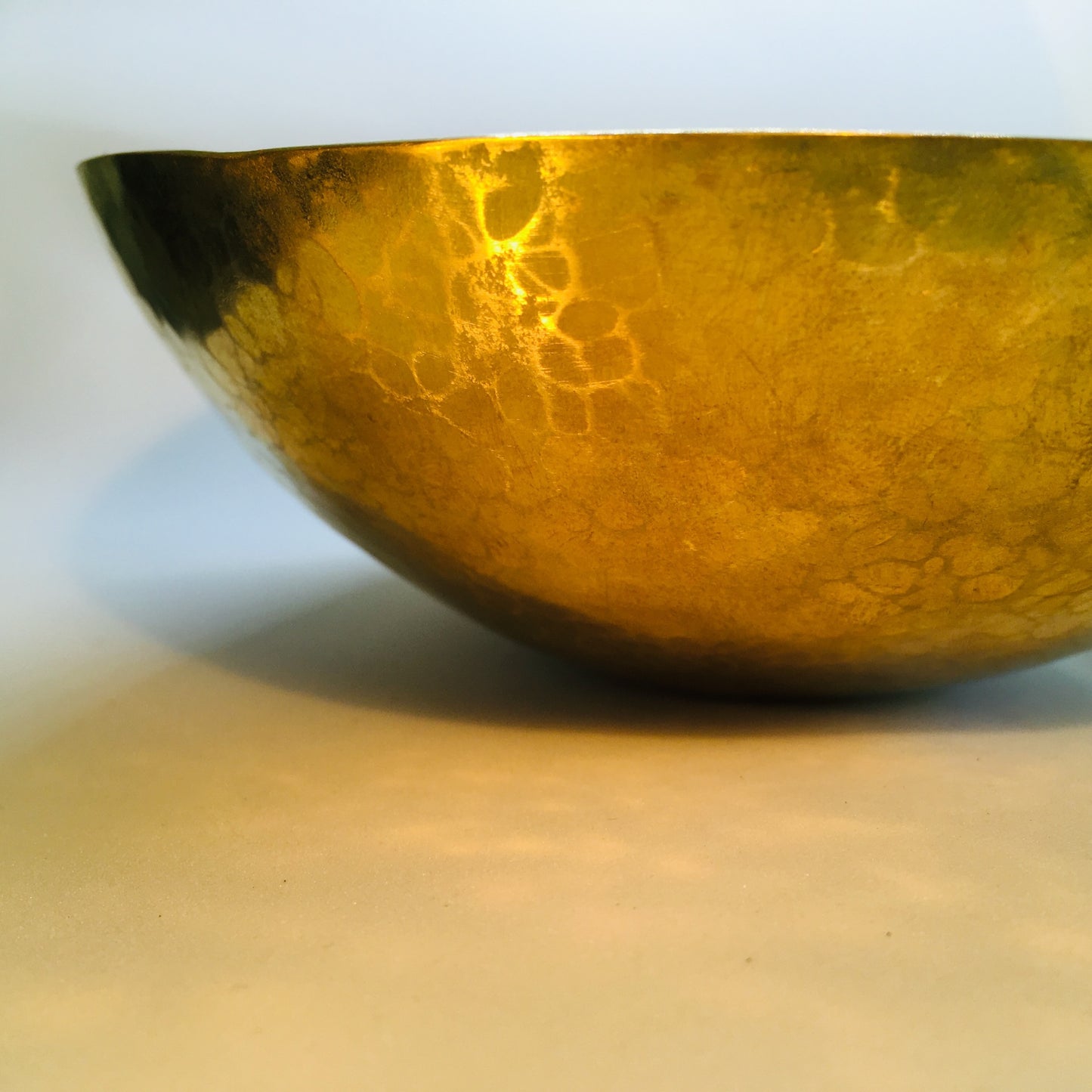 Hammered Brass Bowl