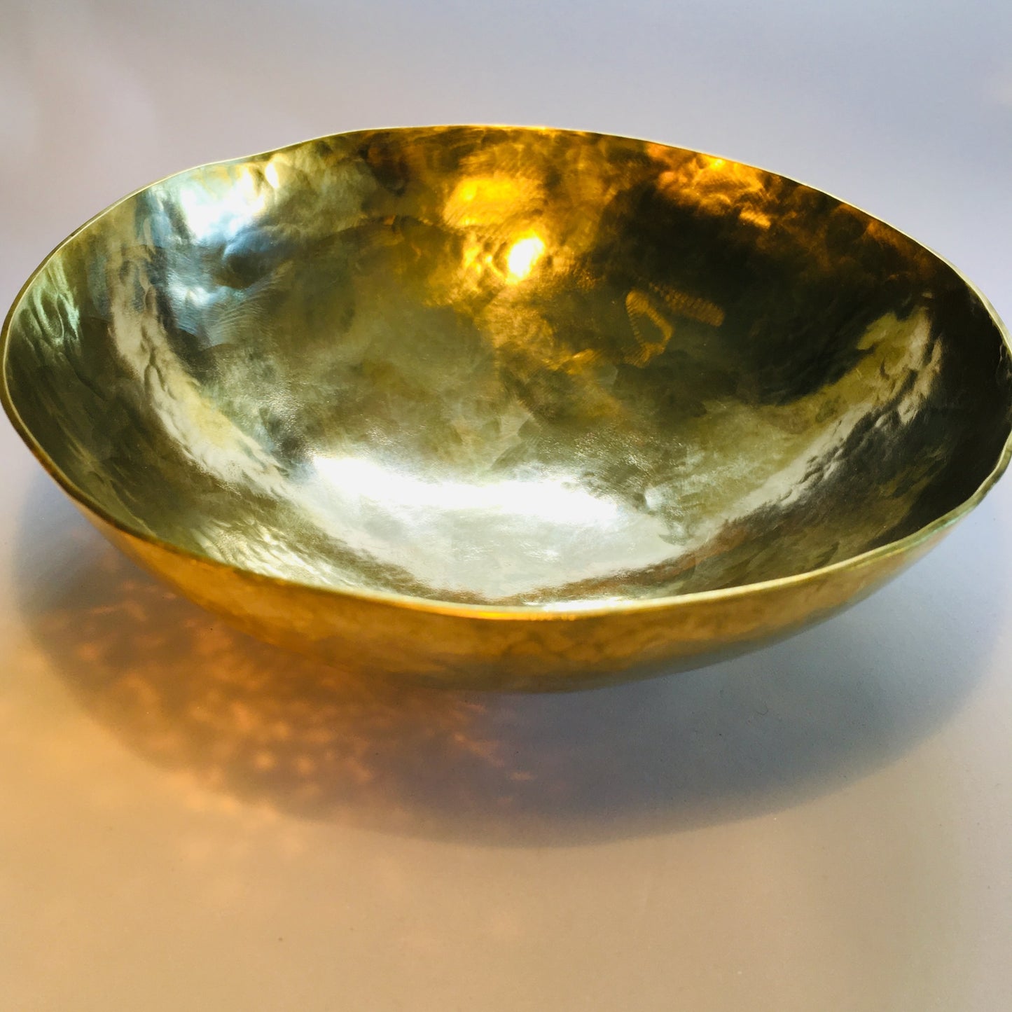 Hammered Brass Bowl