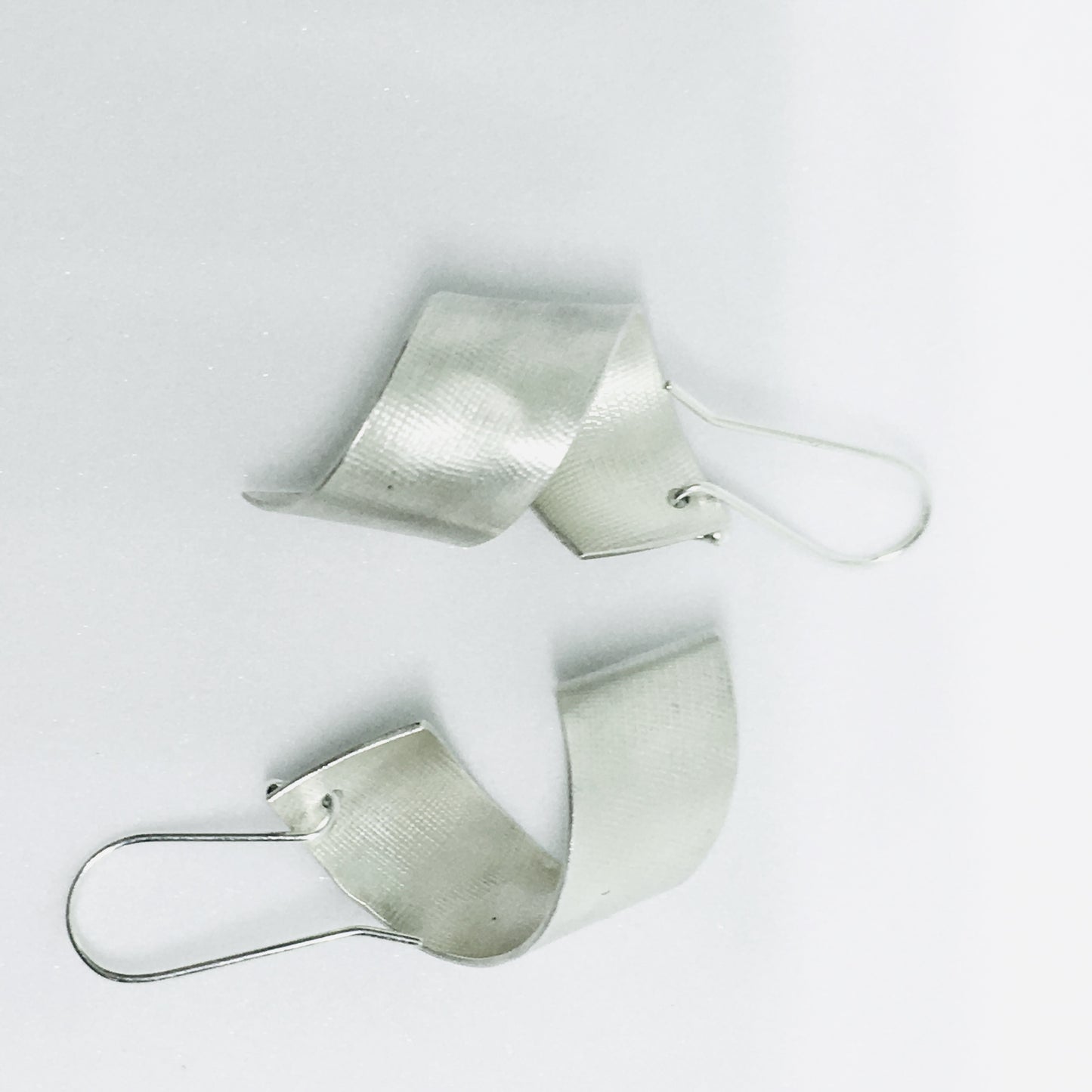 Twisted Sterling Silver Earrings