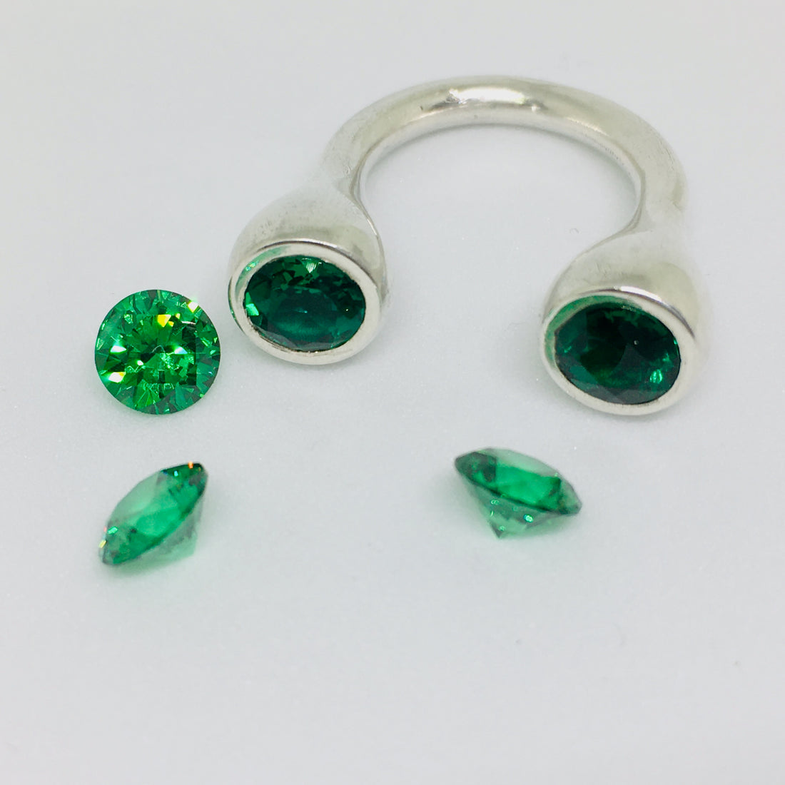 The Beauty of Green Cubic Zirconias