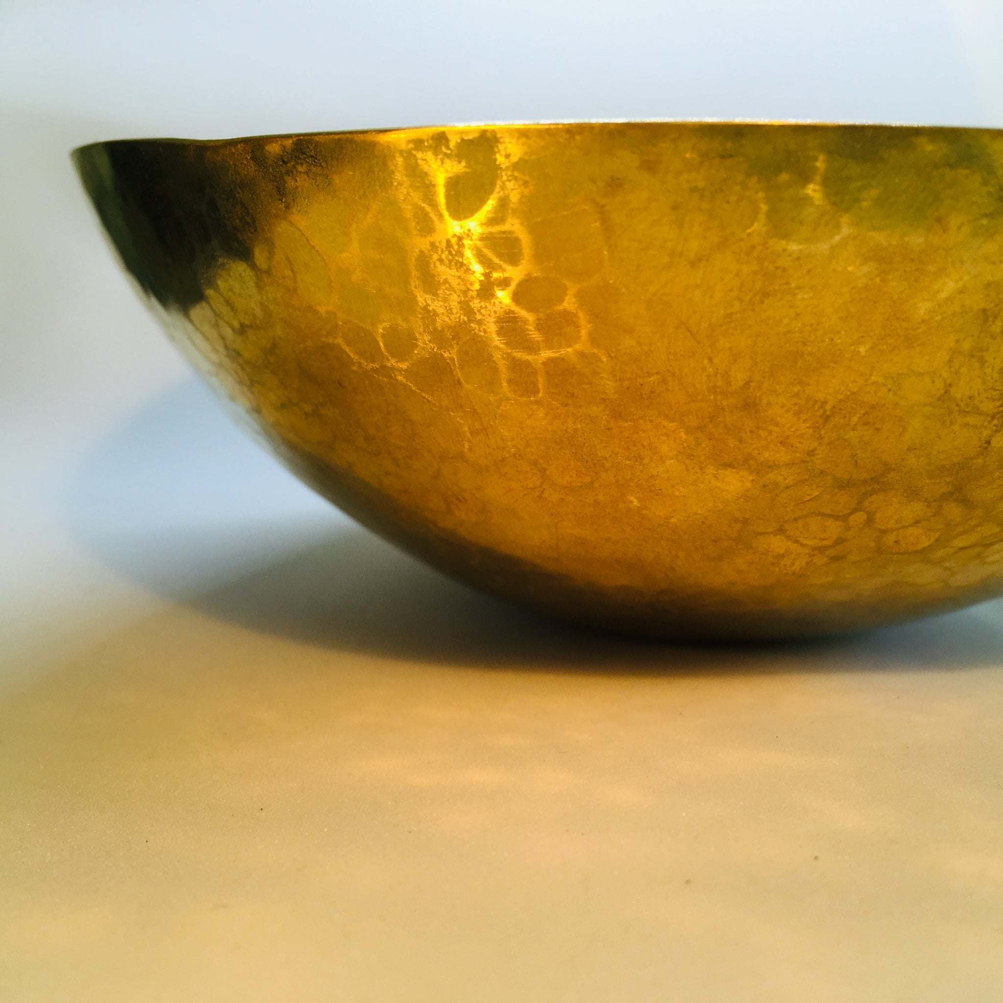 Hammered Brass Bowl