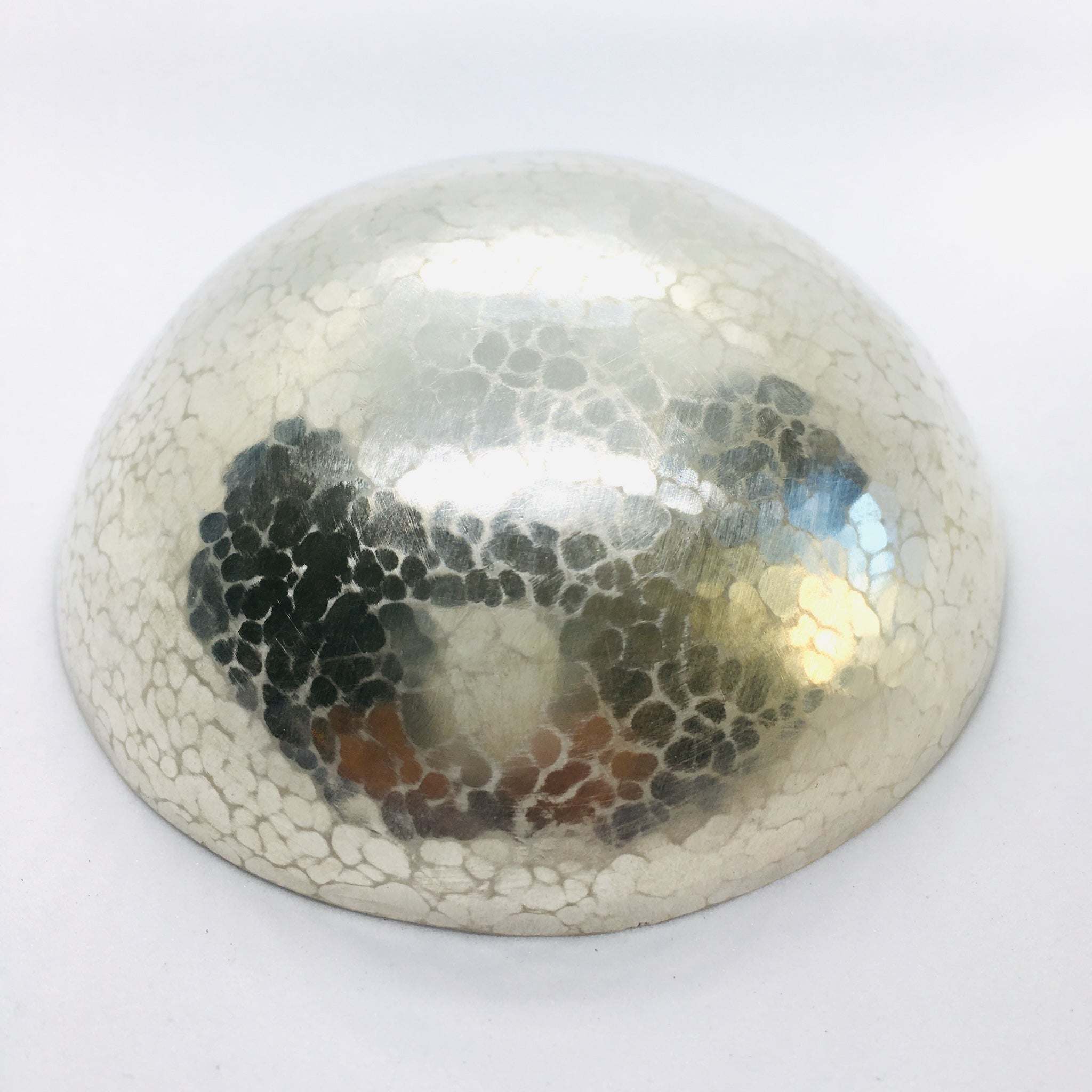 Hand Wrought Hammered Solid Silver Bowl