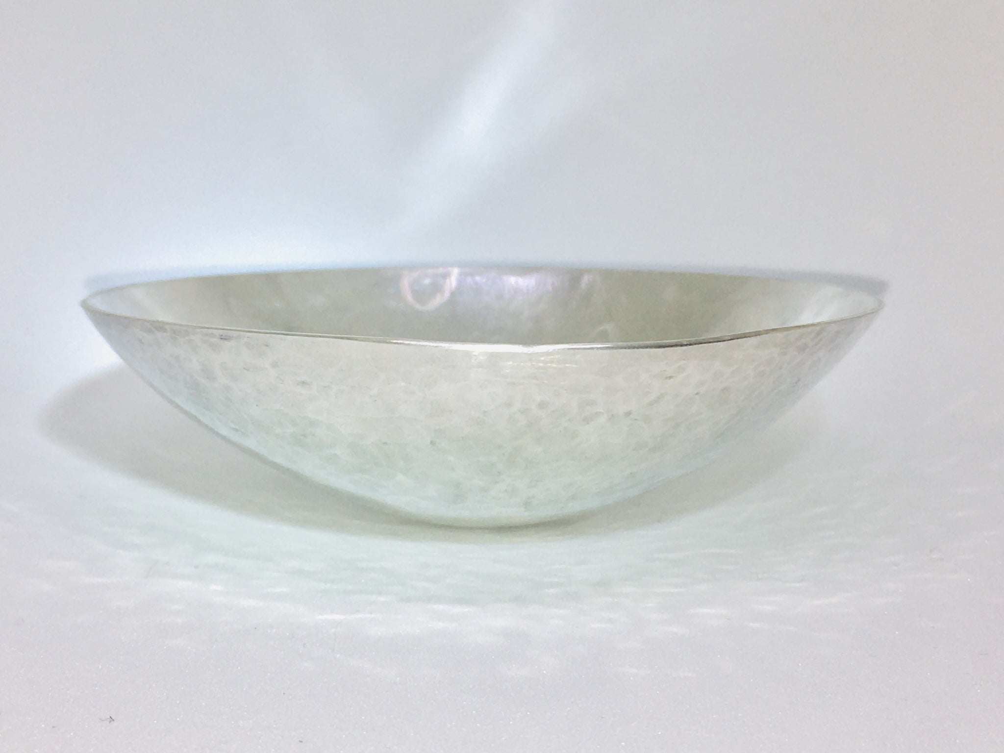 Hand Wrought Hammered Solid Silver Bowl