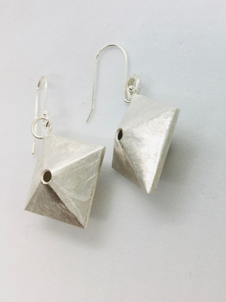 Pyramid Earrings By Rahaima.com Zoom In with texture